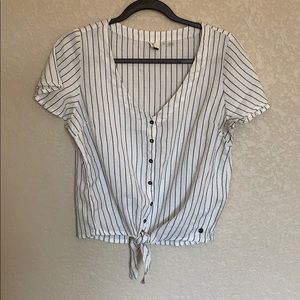Roxy Tie Front Shirt